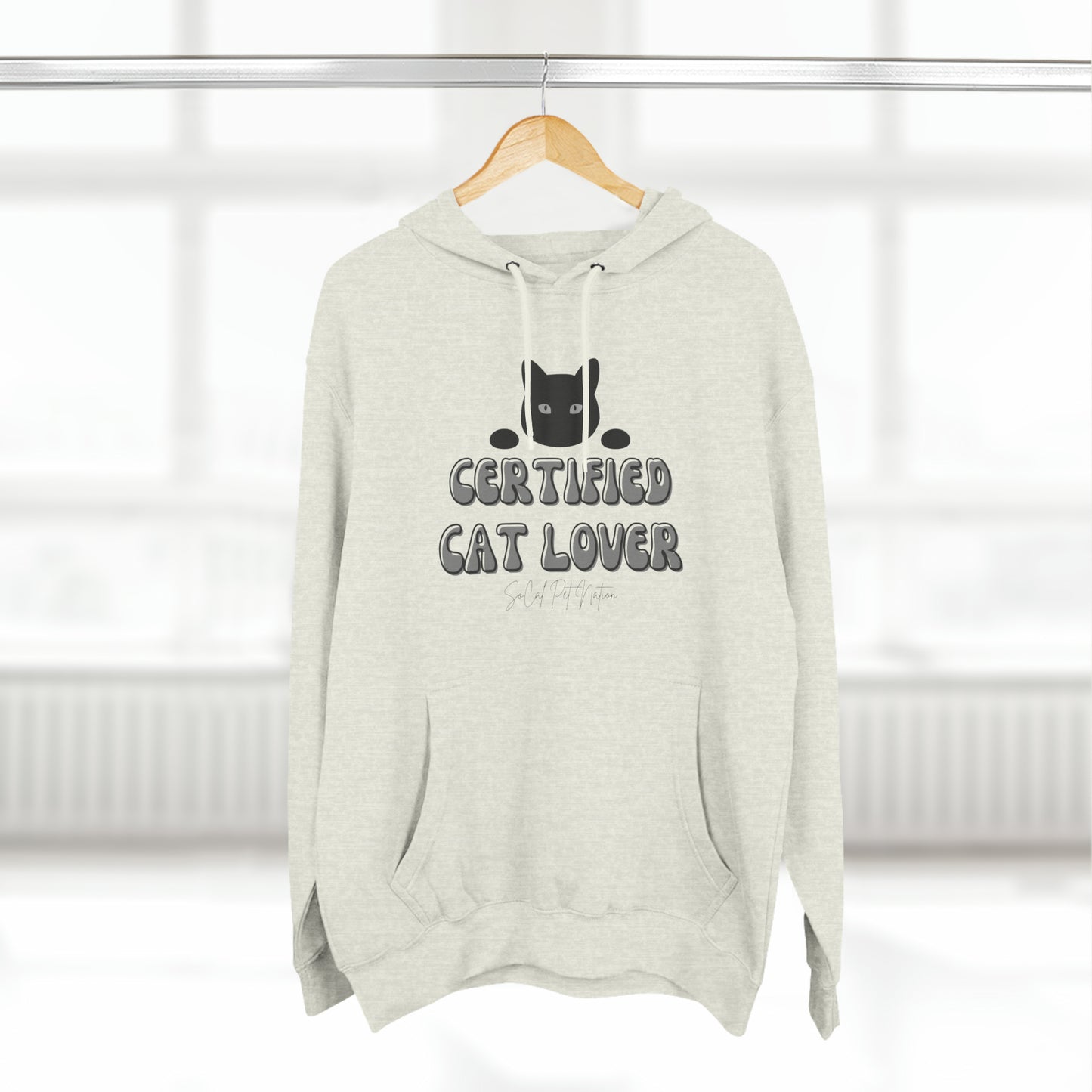 Certified Cat Lover Premium Pullover Hoodie