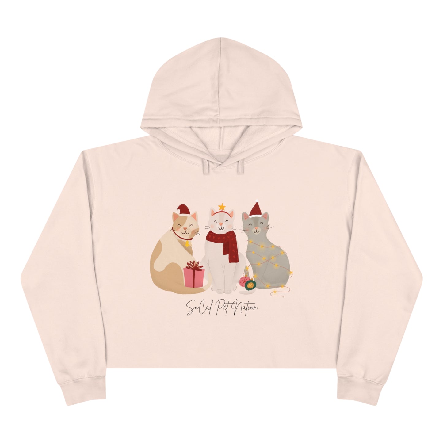 Cat Crop Hoodie