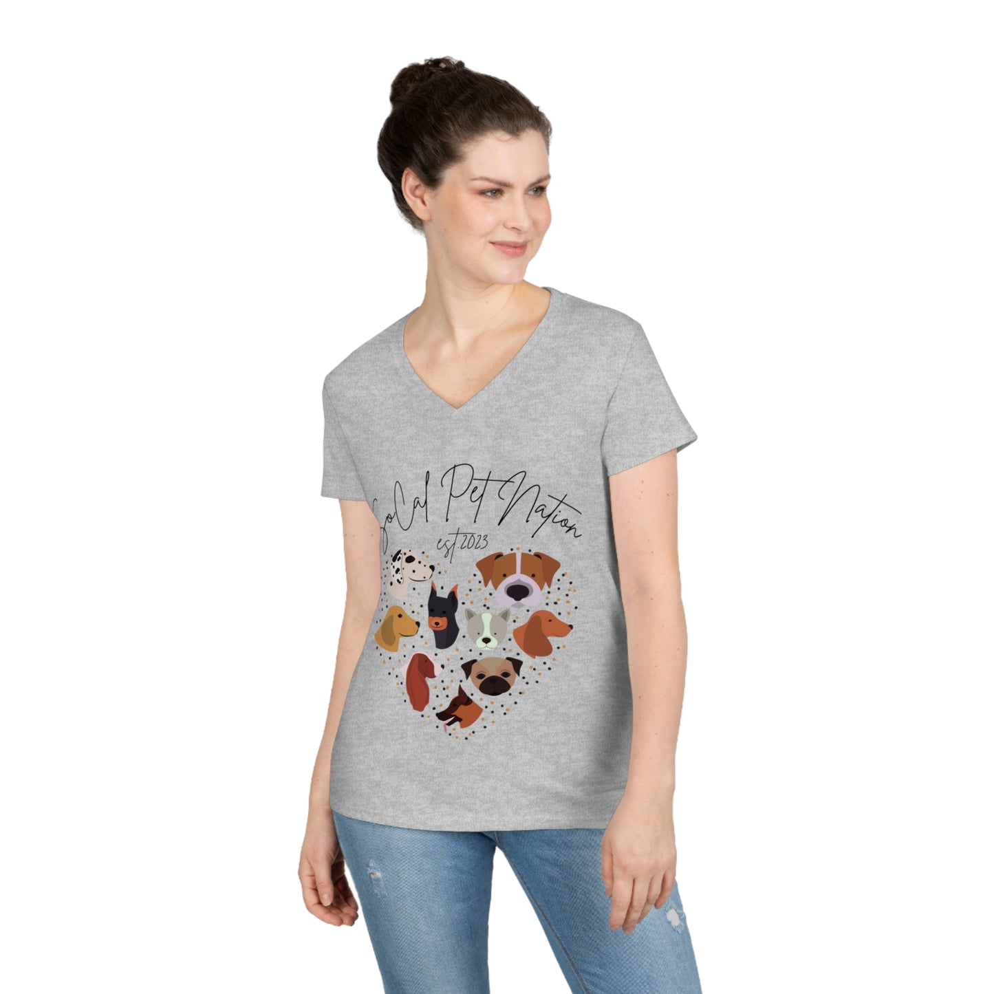 SoCal Pet Nation Ladies' V-Neck T-Shirt