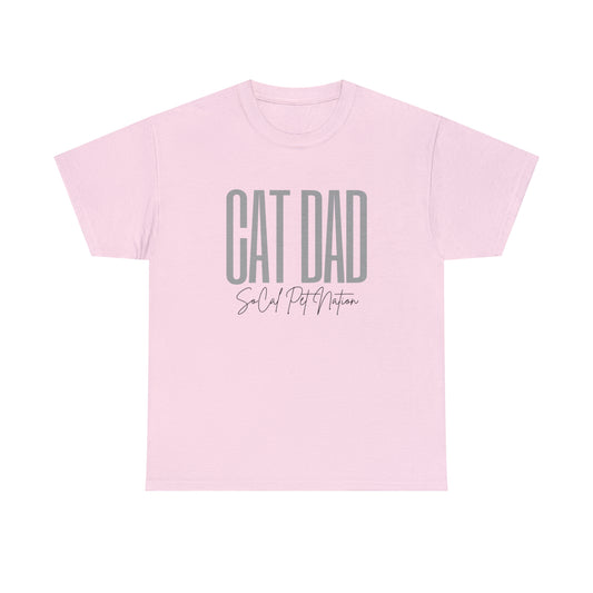 Cat Dad Heavy Cotton Tee