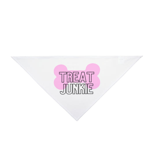 "Treat Junkie" Pet Bandana