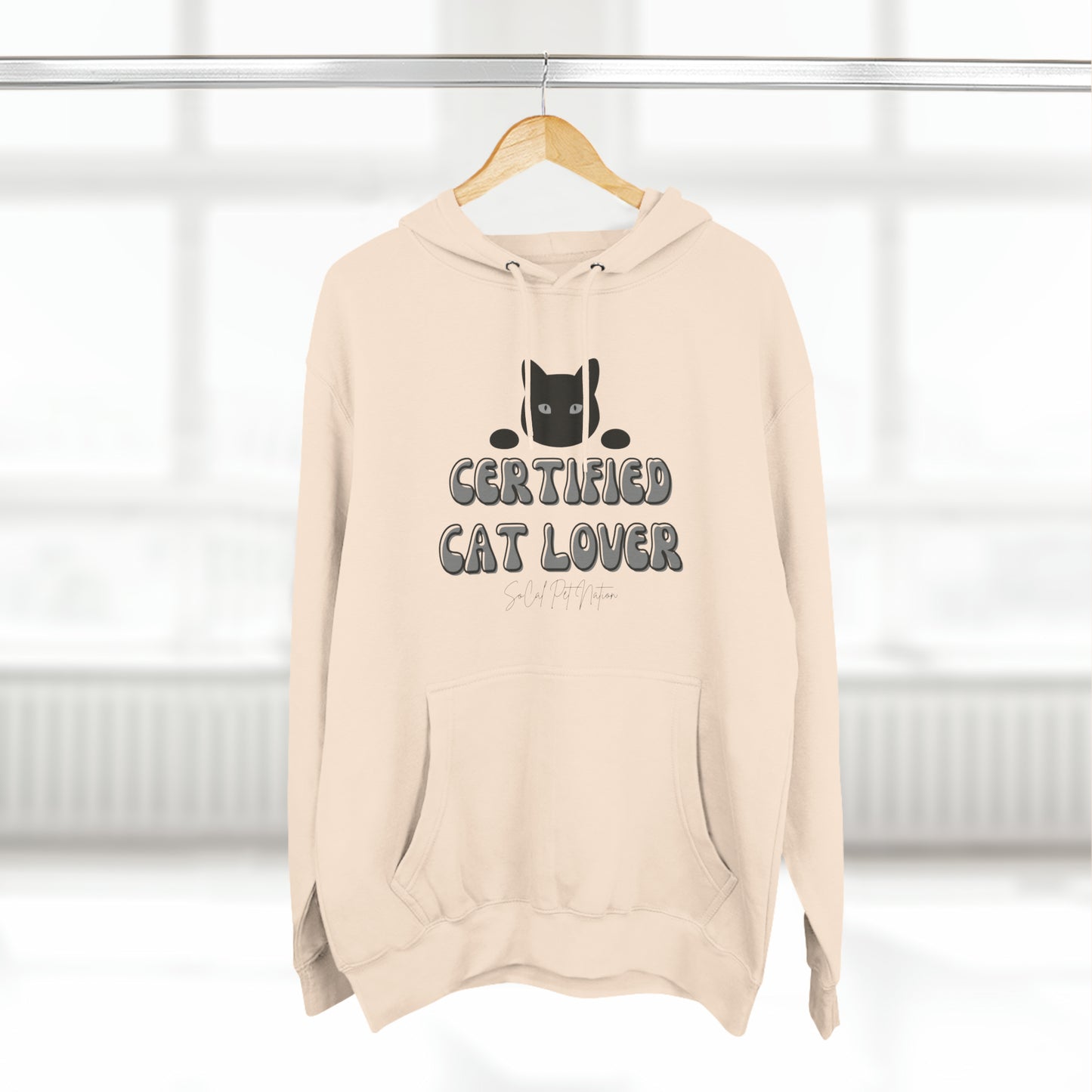 Certified Cat Lover Premium Pullover Hoodie