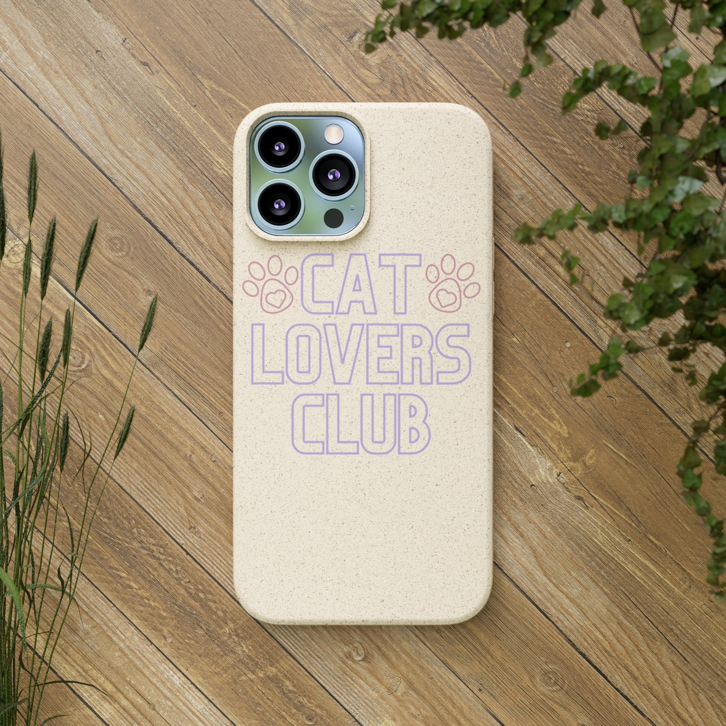 "Cat Lovers Club" Biodegradable Cases