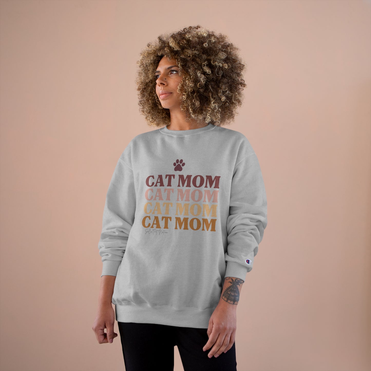 “Cat Mom” Champion Crewneck