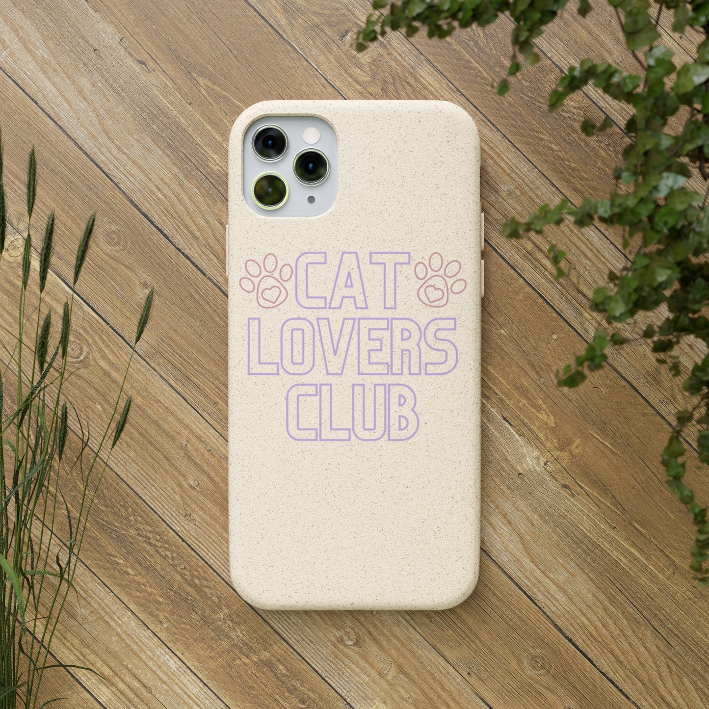 "Cat Lovers Club" Biodegradable Cases