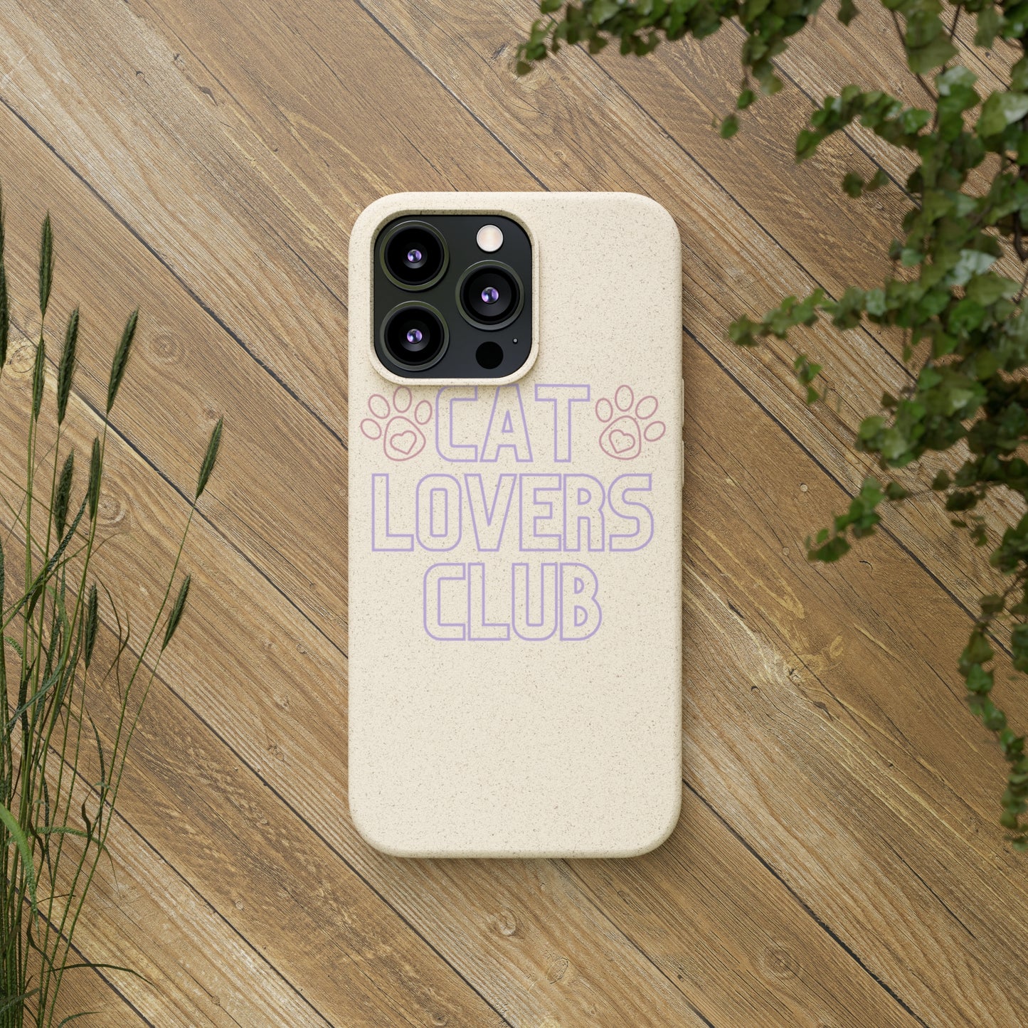 "Cat Lovers Club" Biodegradable Cases