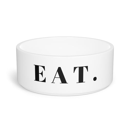 "Eat" Pet Bowl