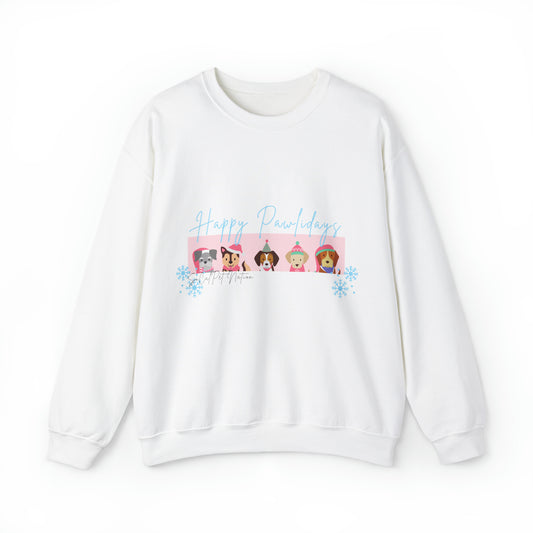 “Happy Pawlidays” Crewneck