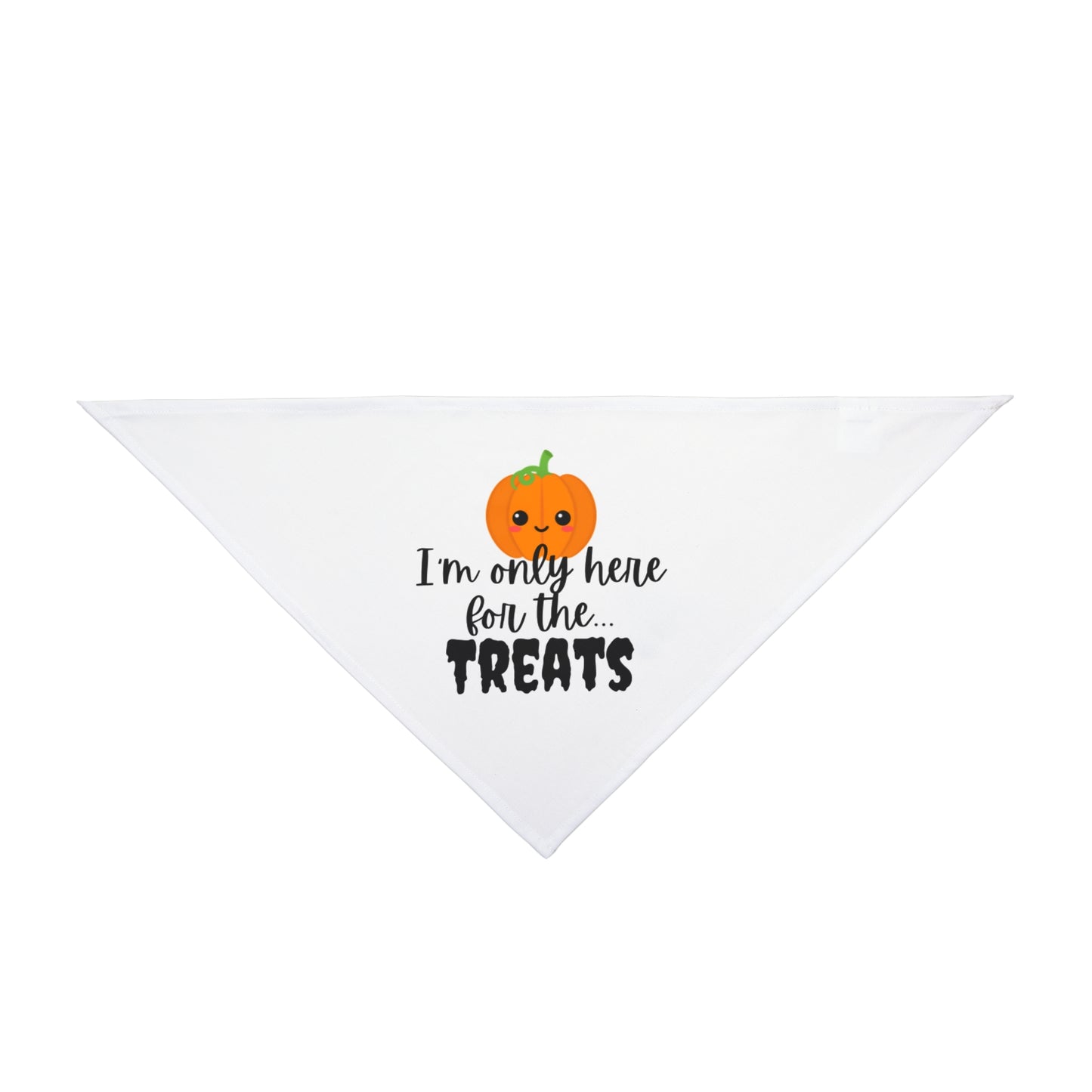 "I'm only here for the treats"Pet Bandana