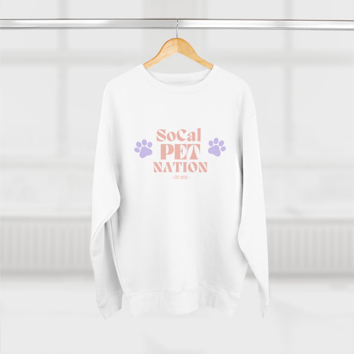 "SoCal Pet Nation est.2023" Premium Crewneck Sweatshirt