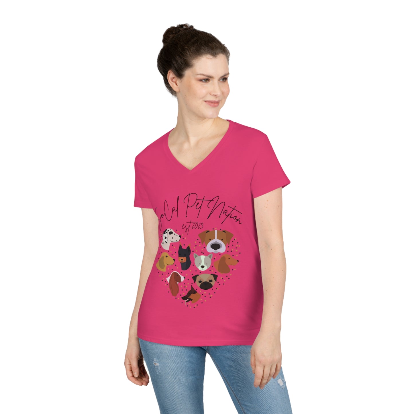 SoCal Pet Nation Ladies' V-Neck T-Shirt