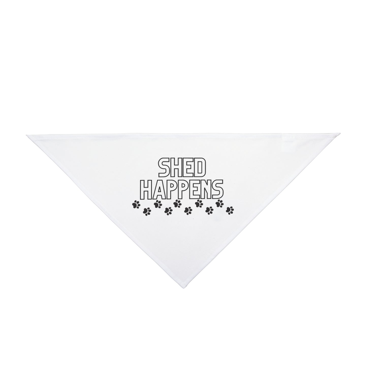 "Shed Happens" Pet Bandana