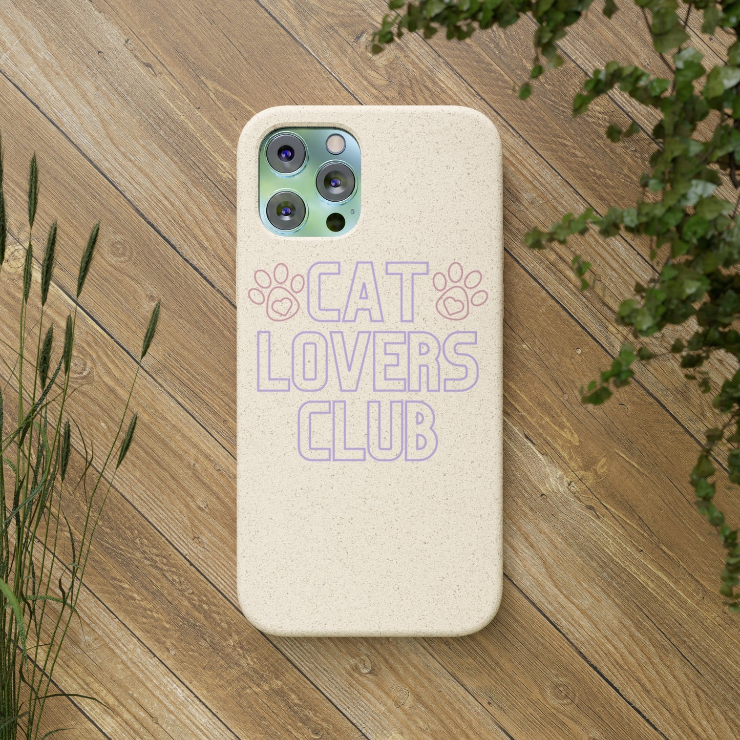 "Cat Lovers Club" Biodegradable Cases