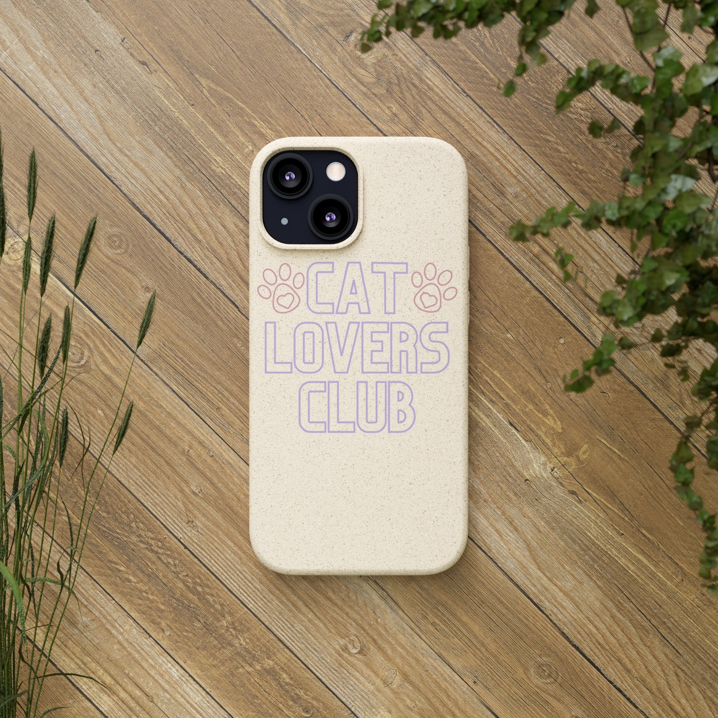 "Cat Lovers Club" Biodegradable Cases