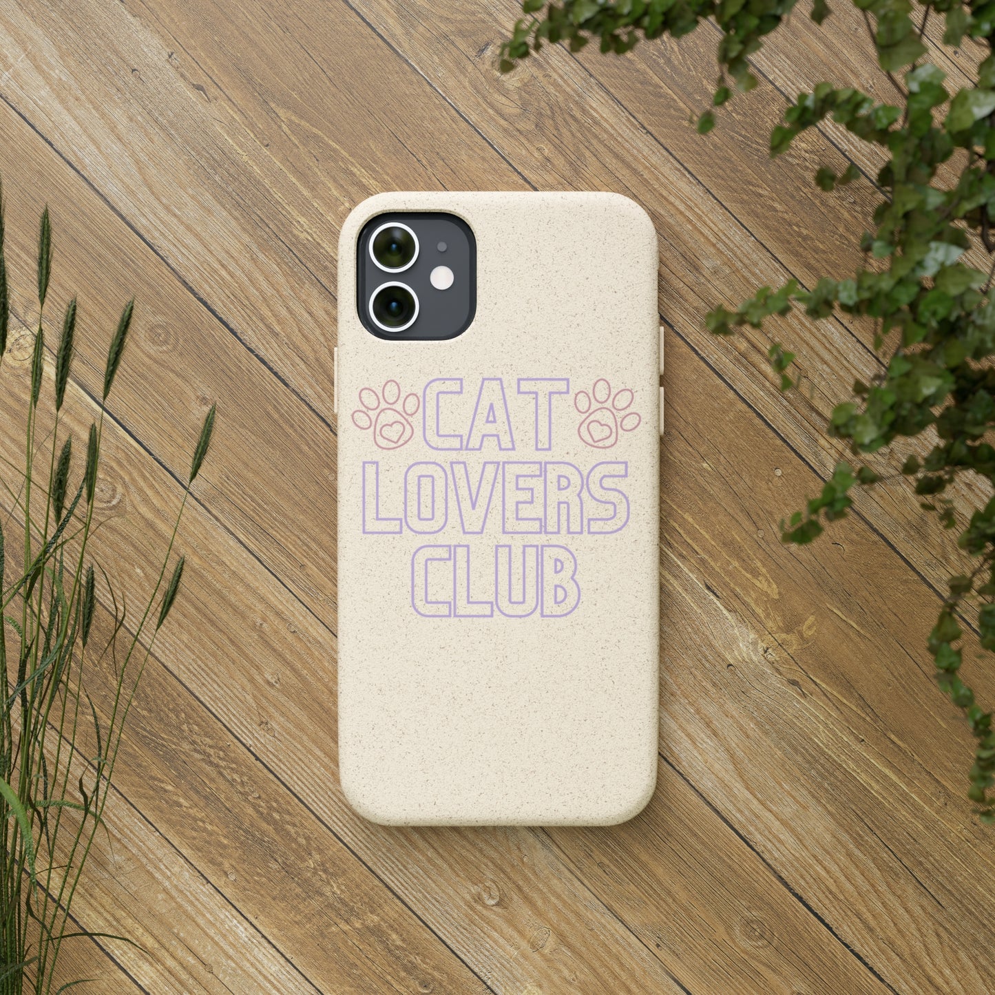 "Cat Lovers Club" Biodegradable Cases