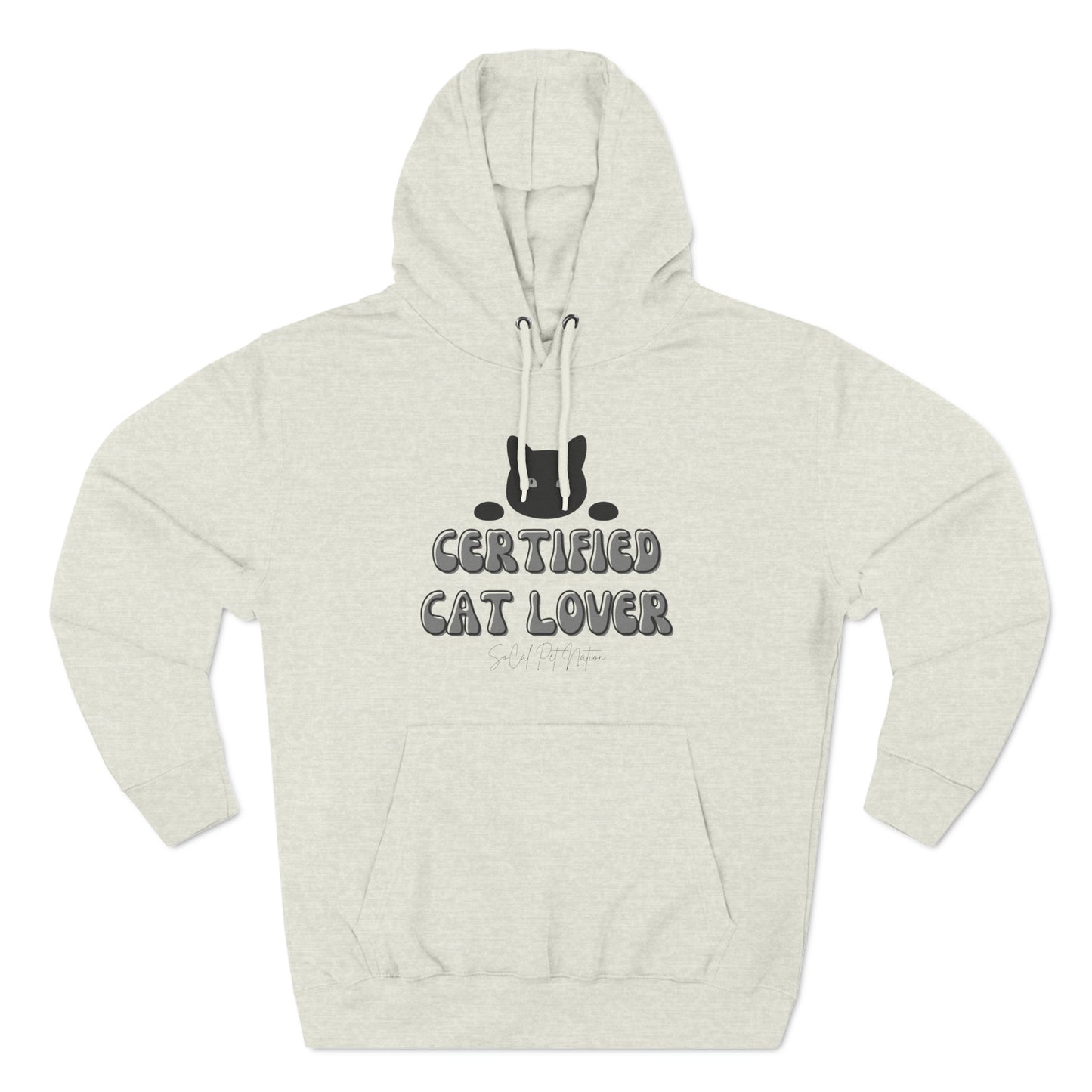 Certified Cat Lover Premium Pullover Hoodie