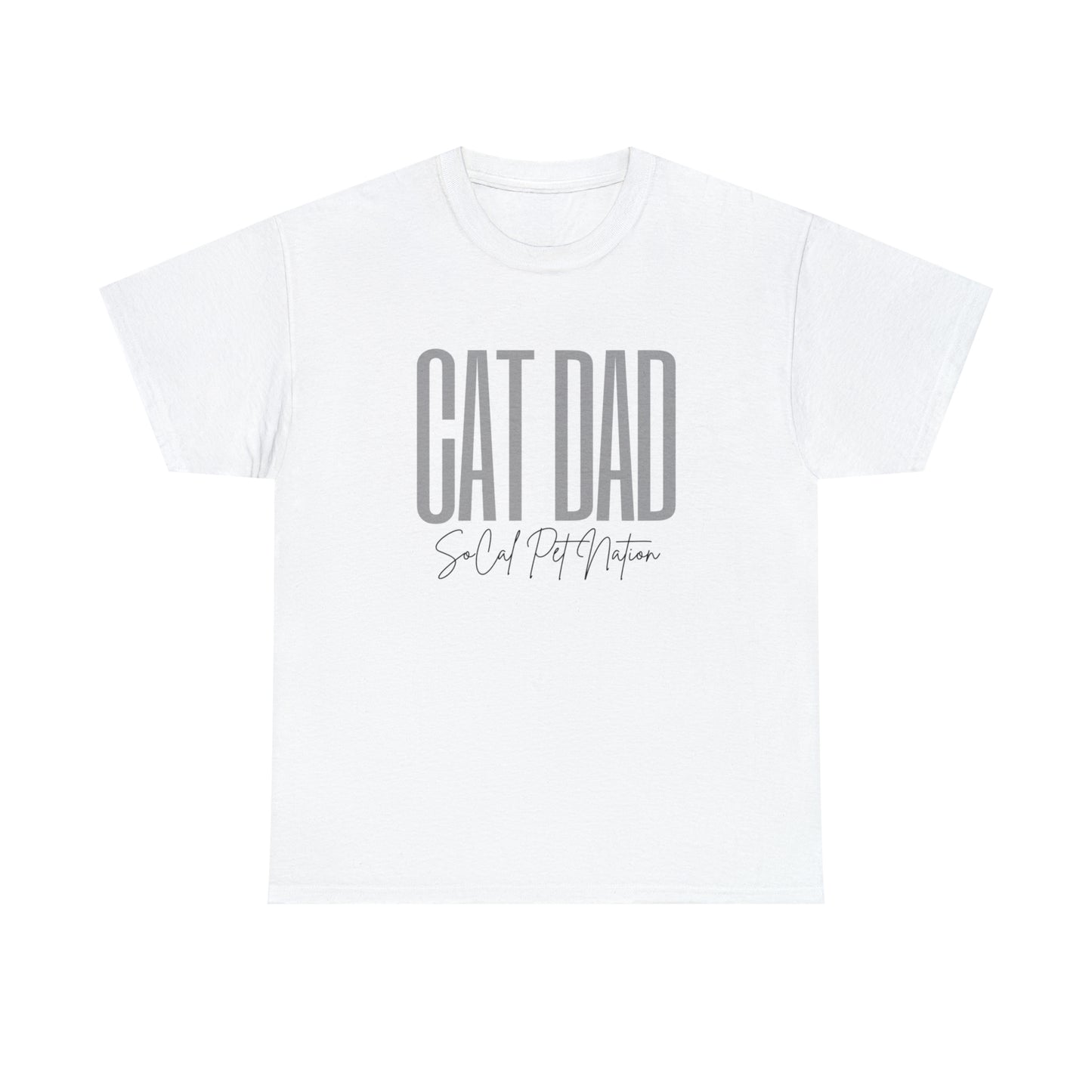 Cat Dad Heavy Cotton Tee