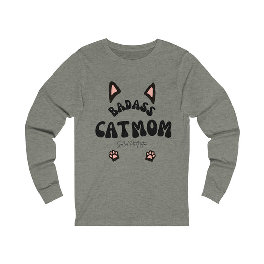 BadAss Cat Mom Long Sleeve Tee