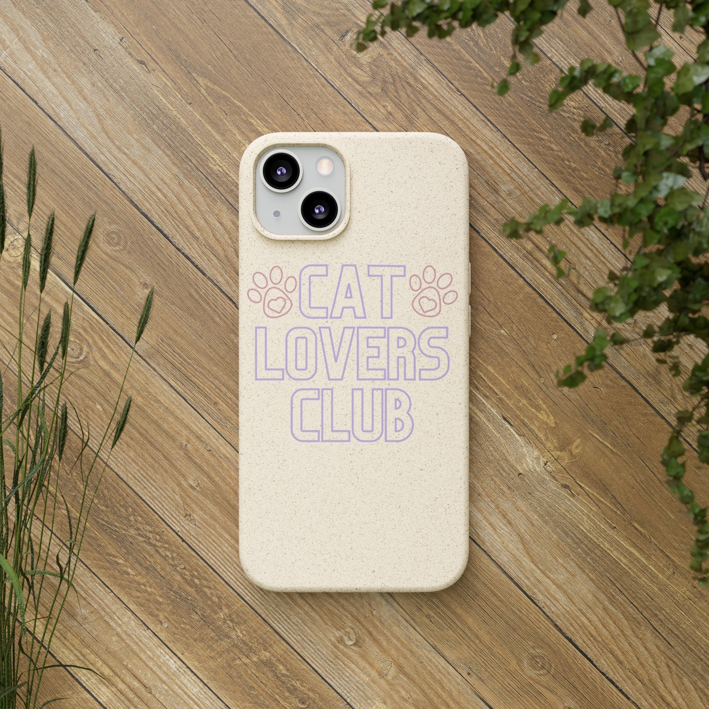 "Cat Lovers Club" Biodegradable Cases