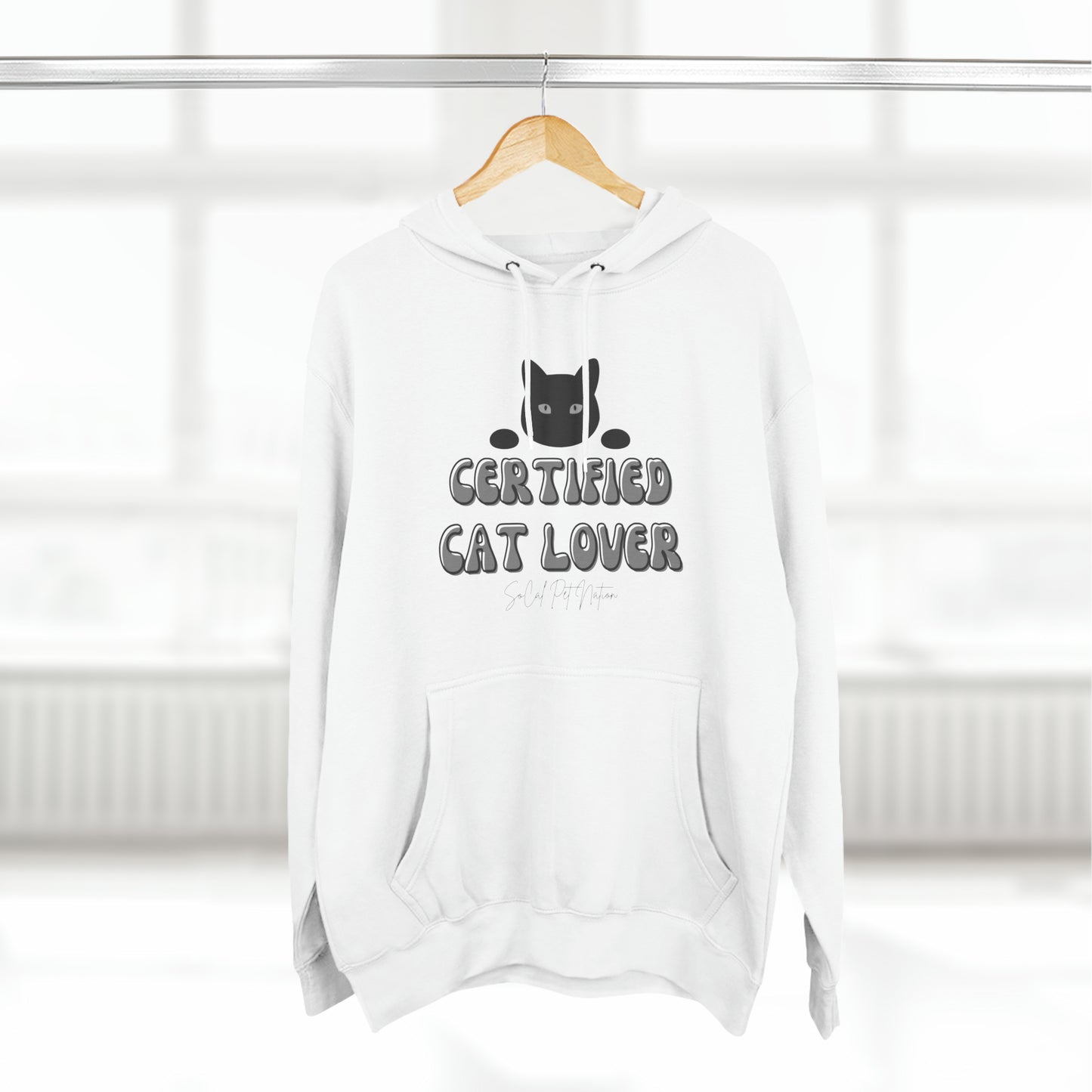 Certified Cat Lover Premium Pullover Hoodie