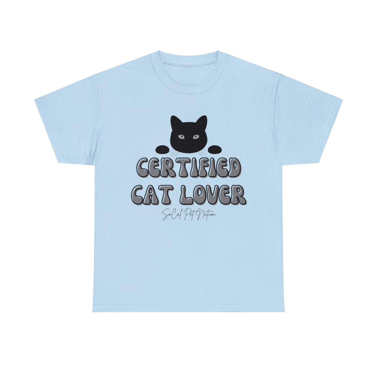 Certified Cat Lover Cotton Tee