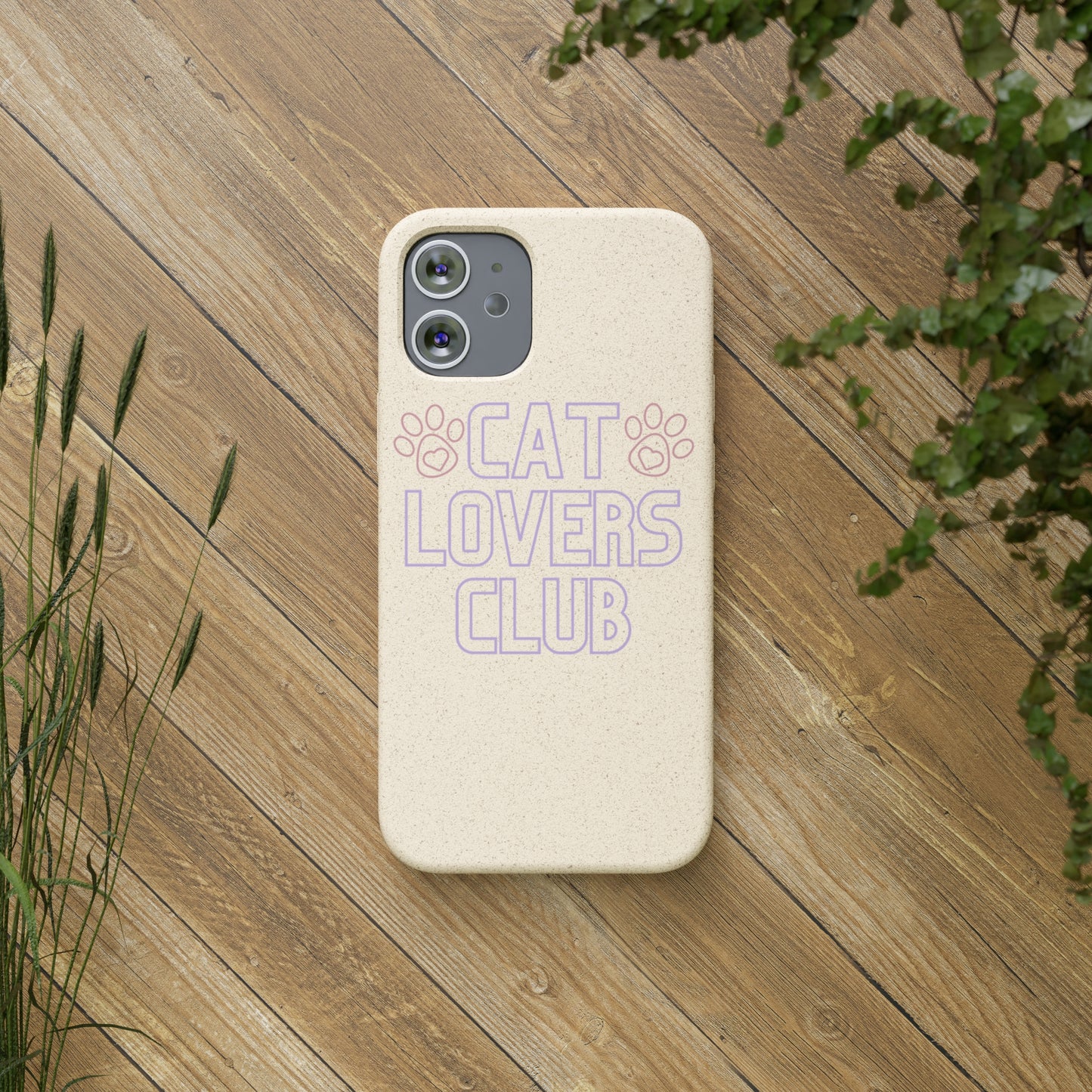 "Cat Lovers Club" Biodegradable Cases