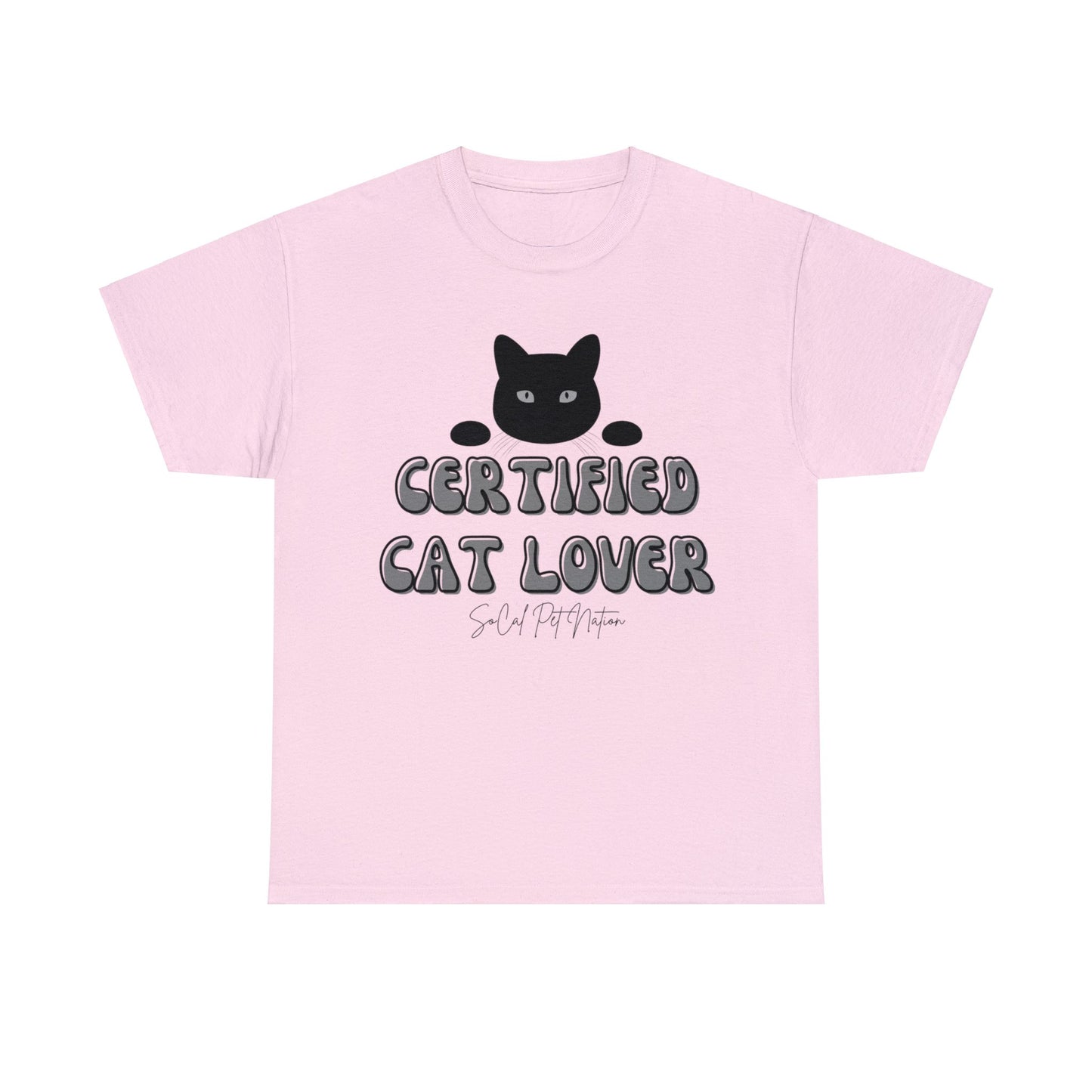 Certified Cat Lover Cotton Tee