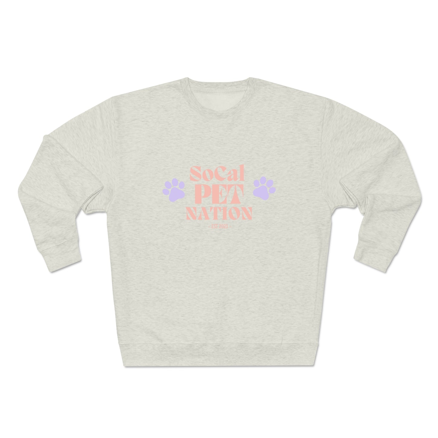 "SoCal Pet Nation est.2023" Premium Crewneck Sweatshirt