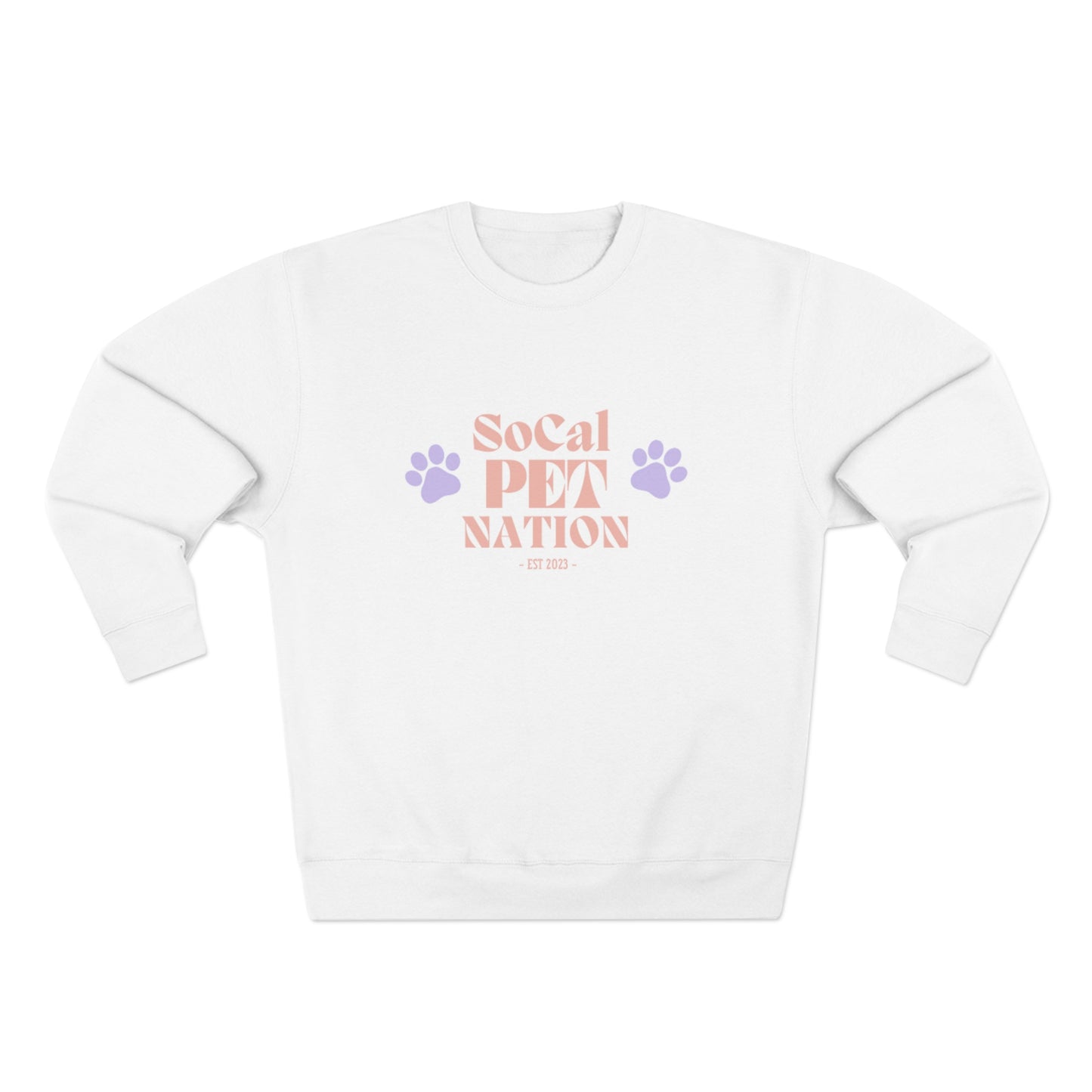 "SoCal Pet Nation est.2023" Premium Crewneck Sweatshirt