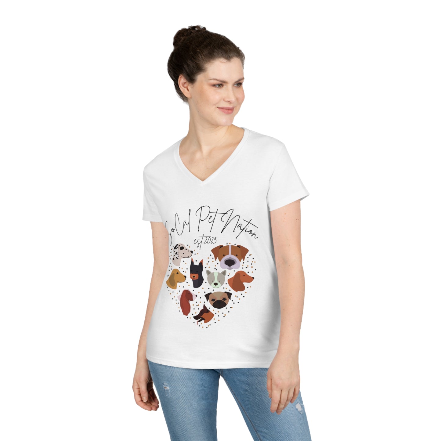 SoCal Pet Nation Ladies' V-Neck T-Shirt