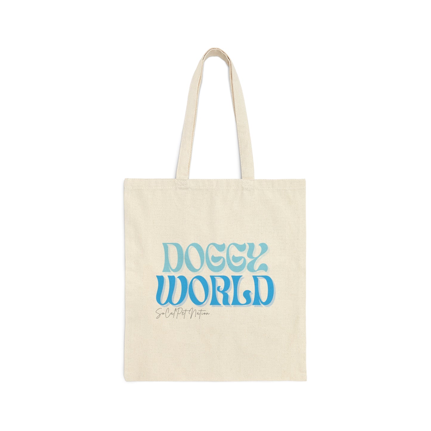 “Doggy World” Cotton Tote