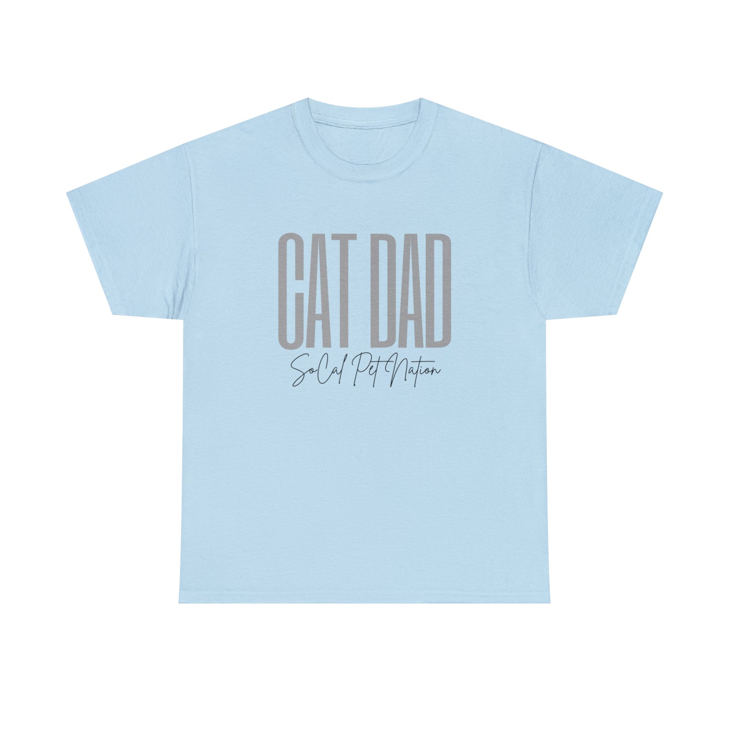 Cat Dad Heavy Cotton Tee