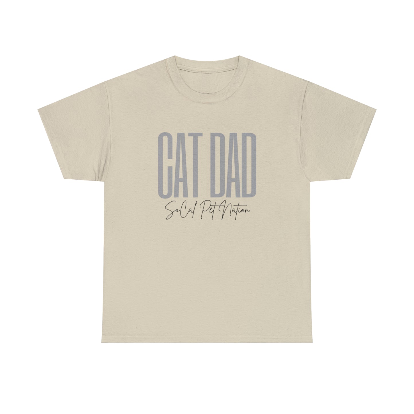 Cat Dad Heavy Cotton Tee