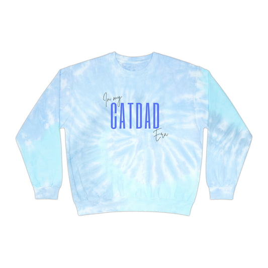 "In My Cat Dad Era" Tie-Dye Sweatshirt