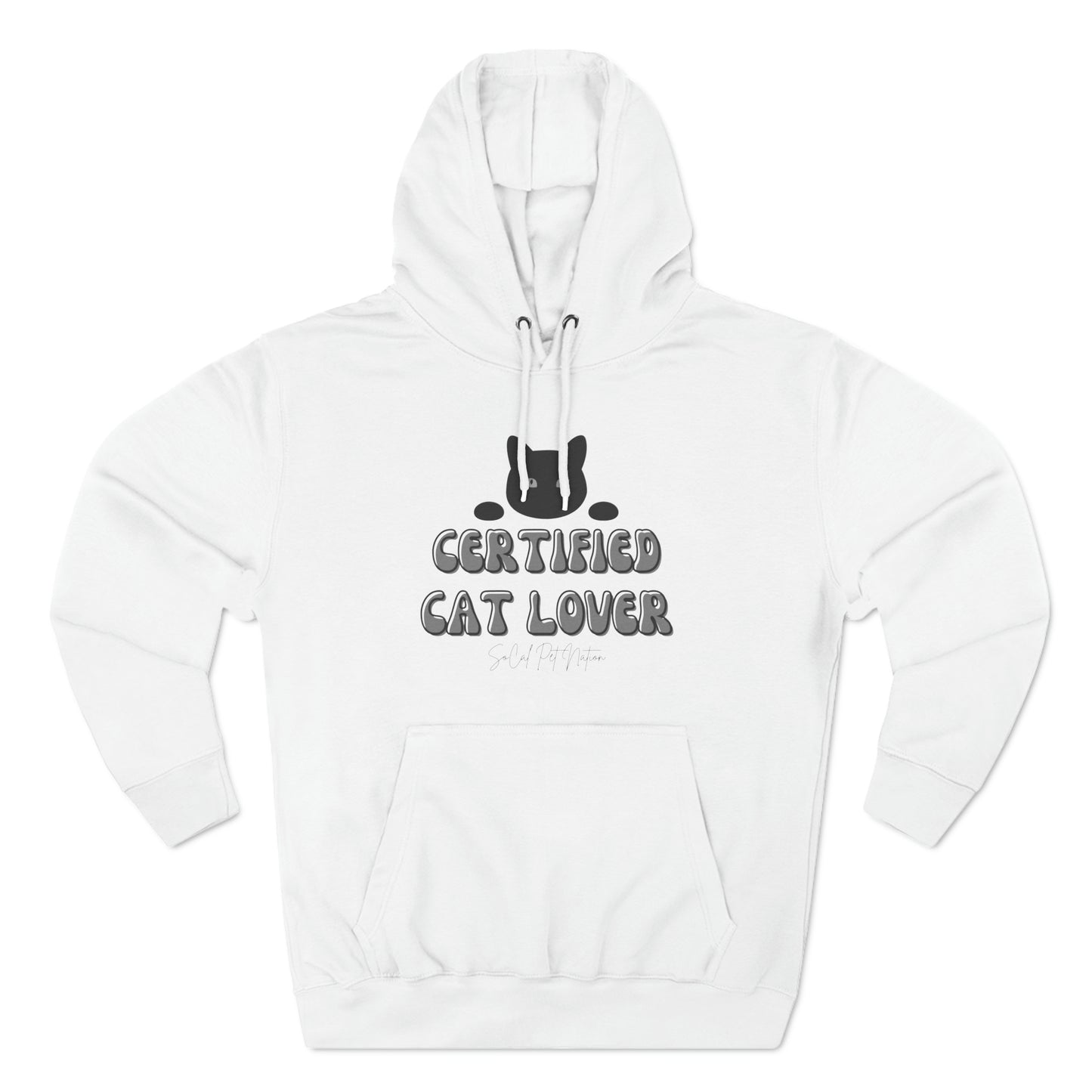 Certified Cat Lover Premium Pullover Hoodie