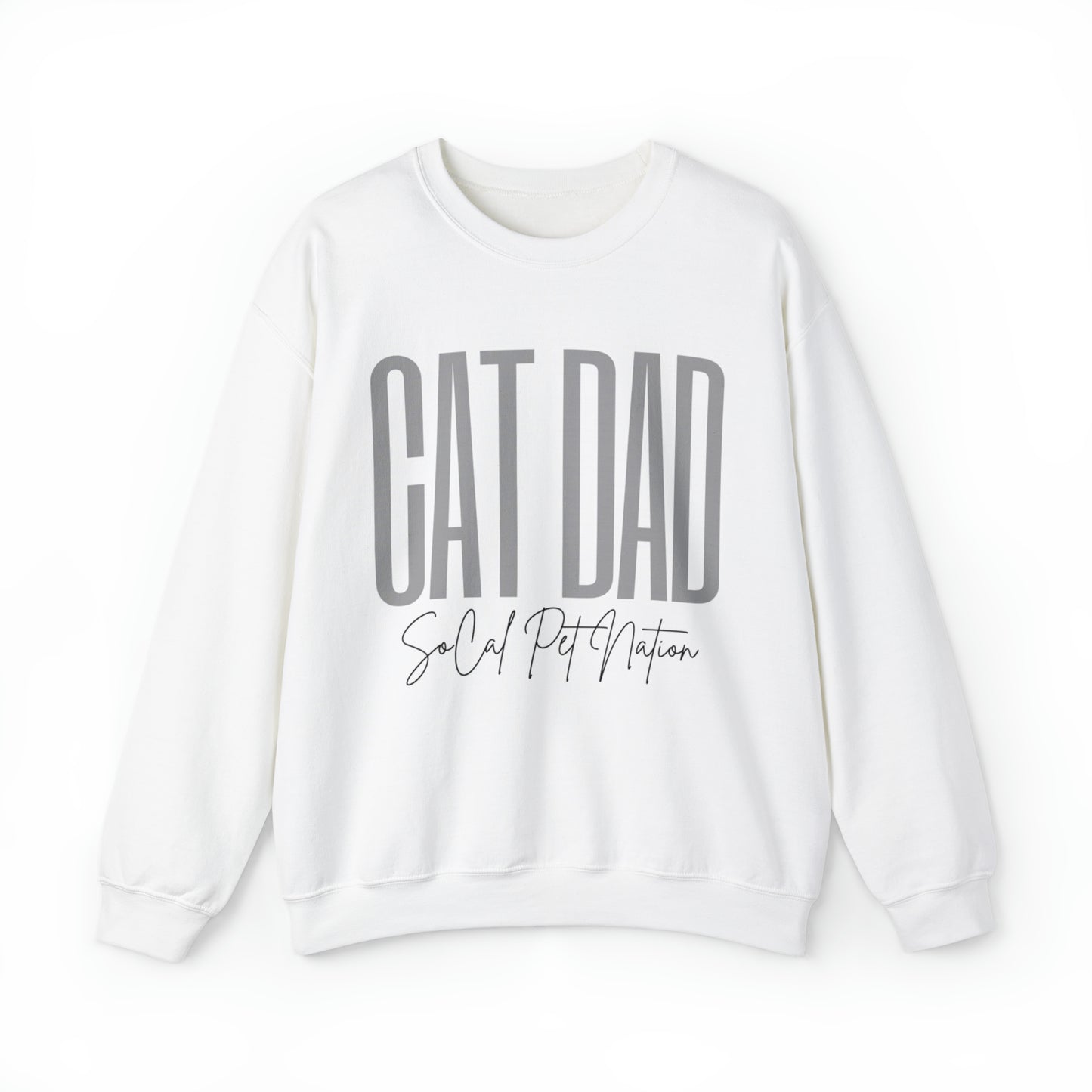 Cat Dad Heavy Blend™ Crewneck Sweatshirt