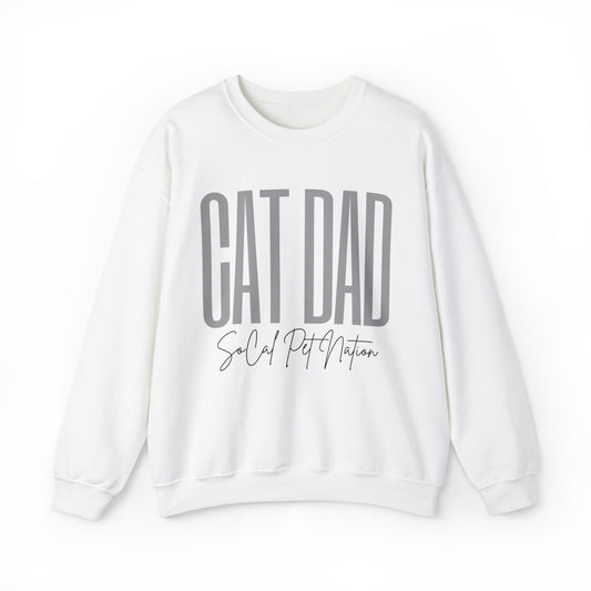 Cat Dad Heavy Blend™ Crewneck Sweatshirt