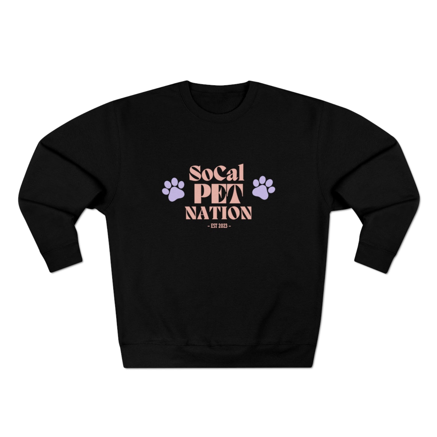 "SoCal Pet Nation est.2023" Premium Crewneck Sweatshirt