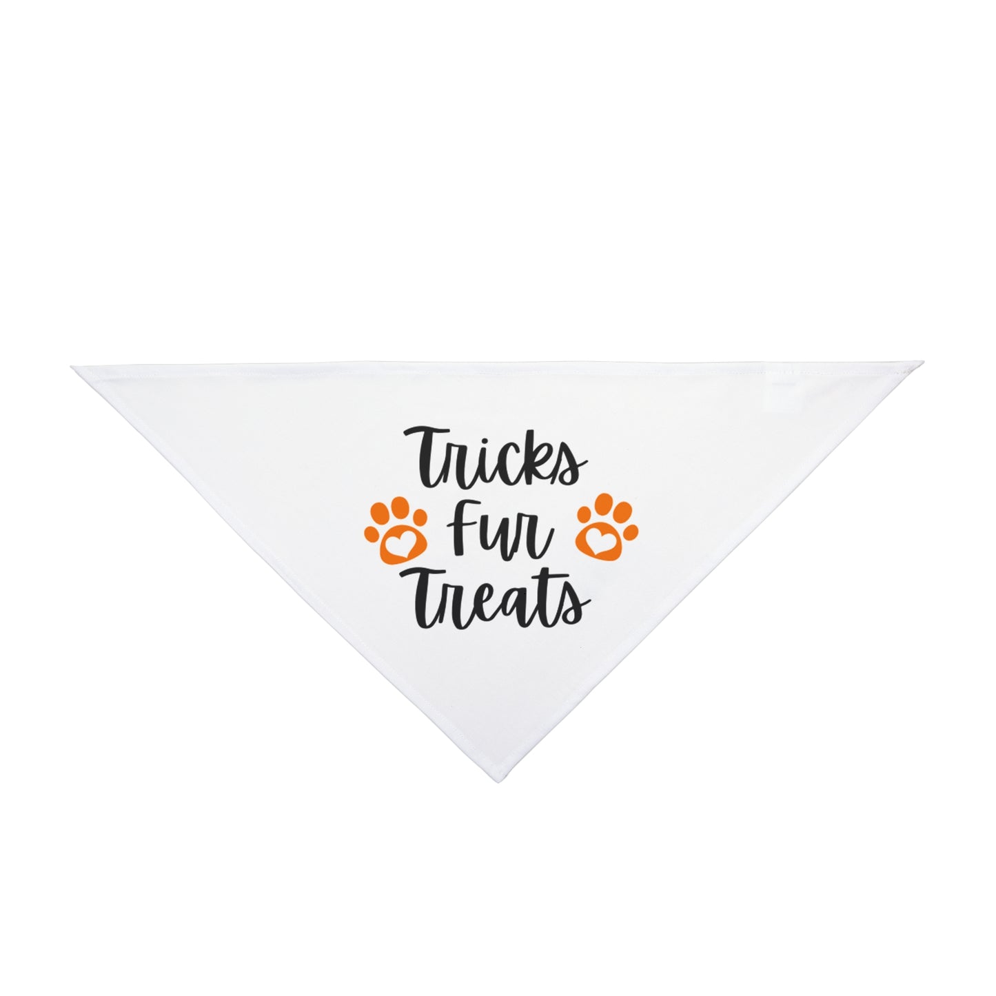 "Tricks Fur Treats" Pet Bandana