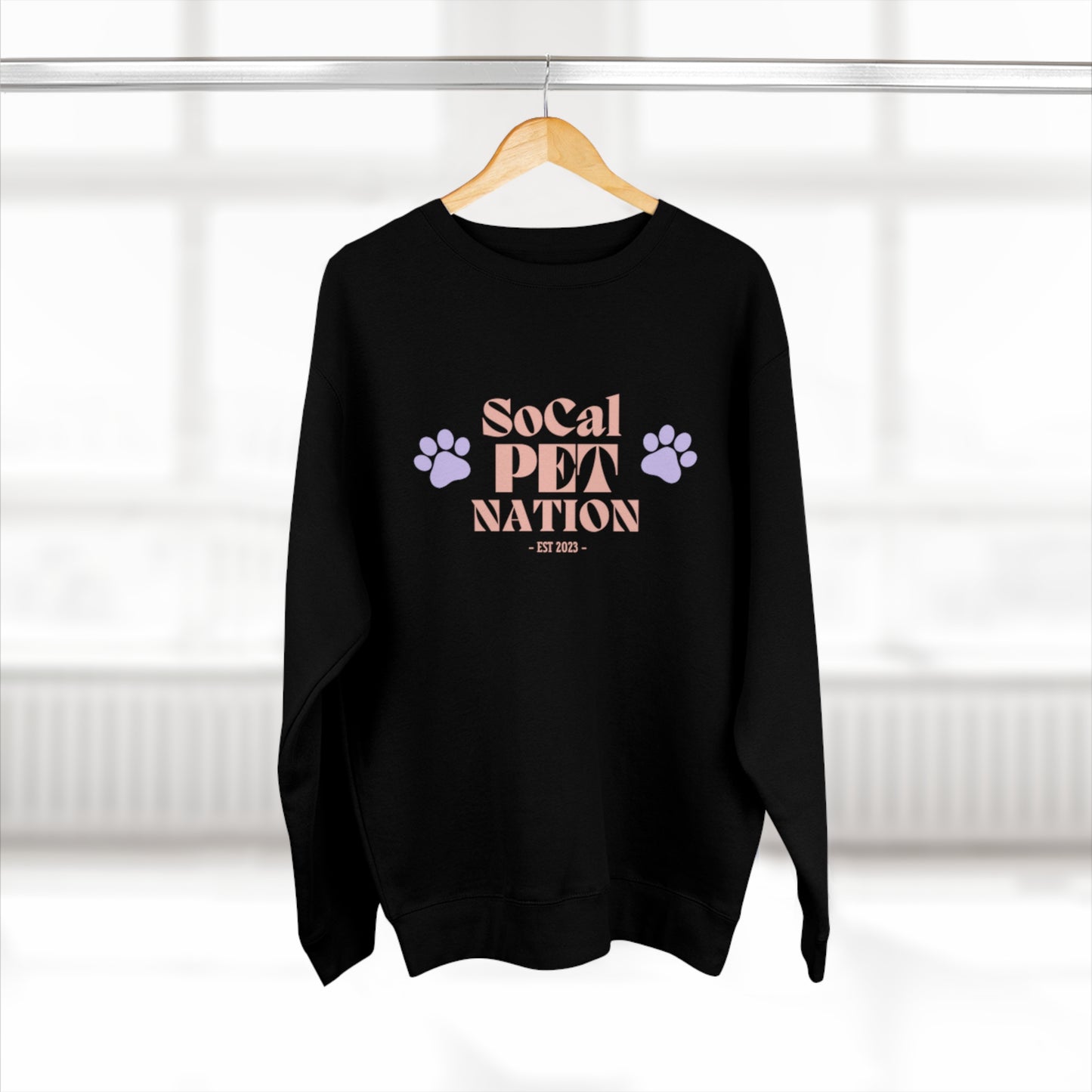 "SoCal Pet Nation est.2023" Premium Crewneck Sweatshirt