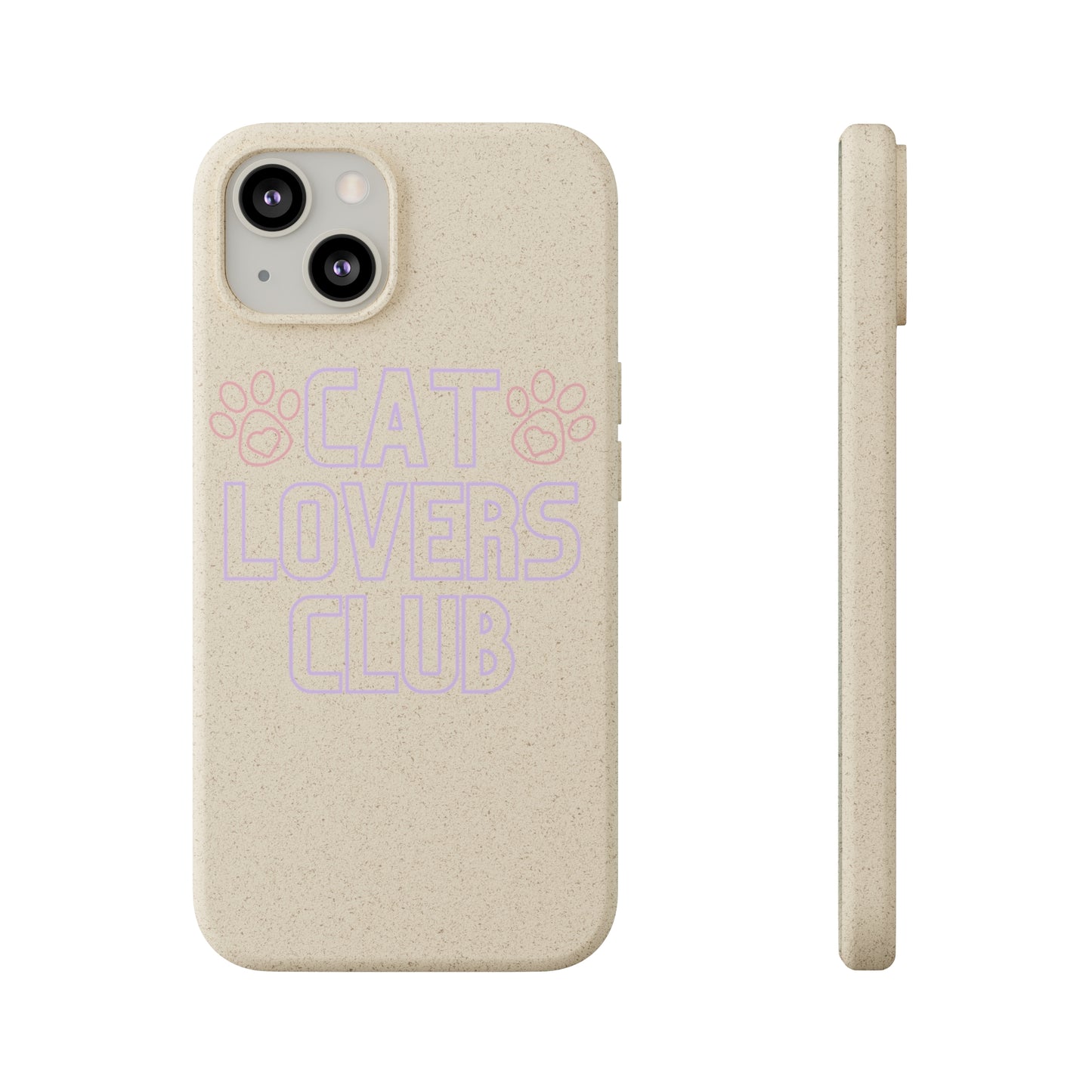 "Cat Lovers Club" Biodegradable Cases