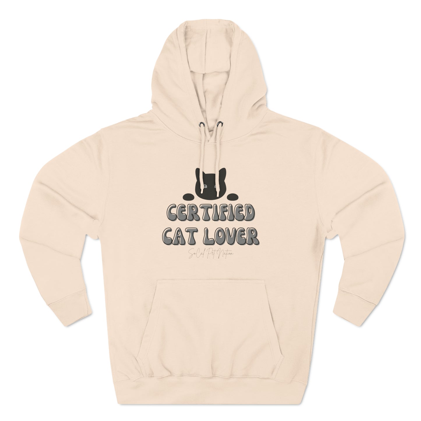 Certified Cat Lover Premium Pullover Hoodie