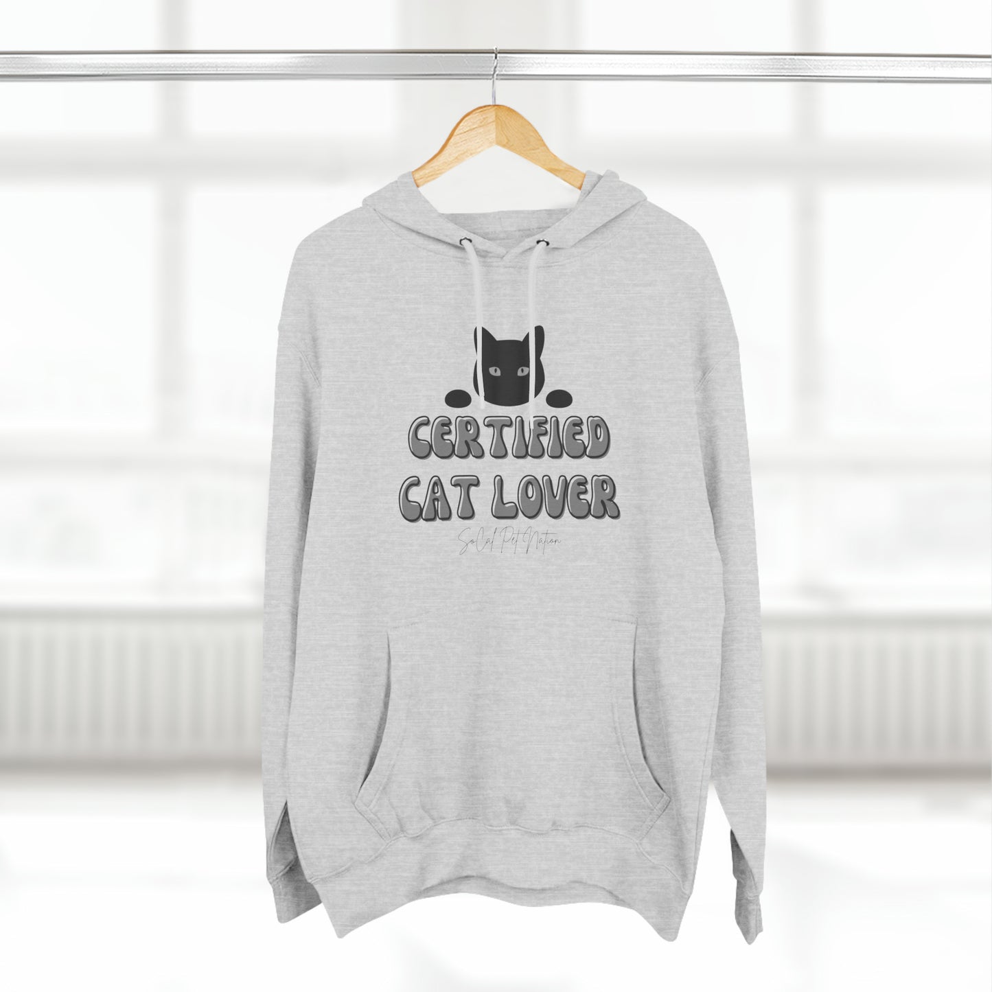 Certified Cat Lover Premium Pullover Hoodie