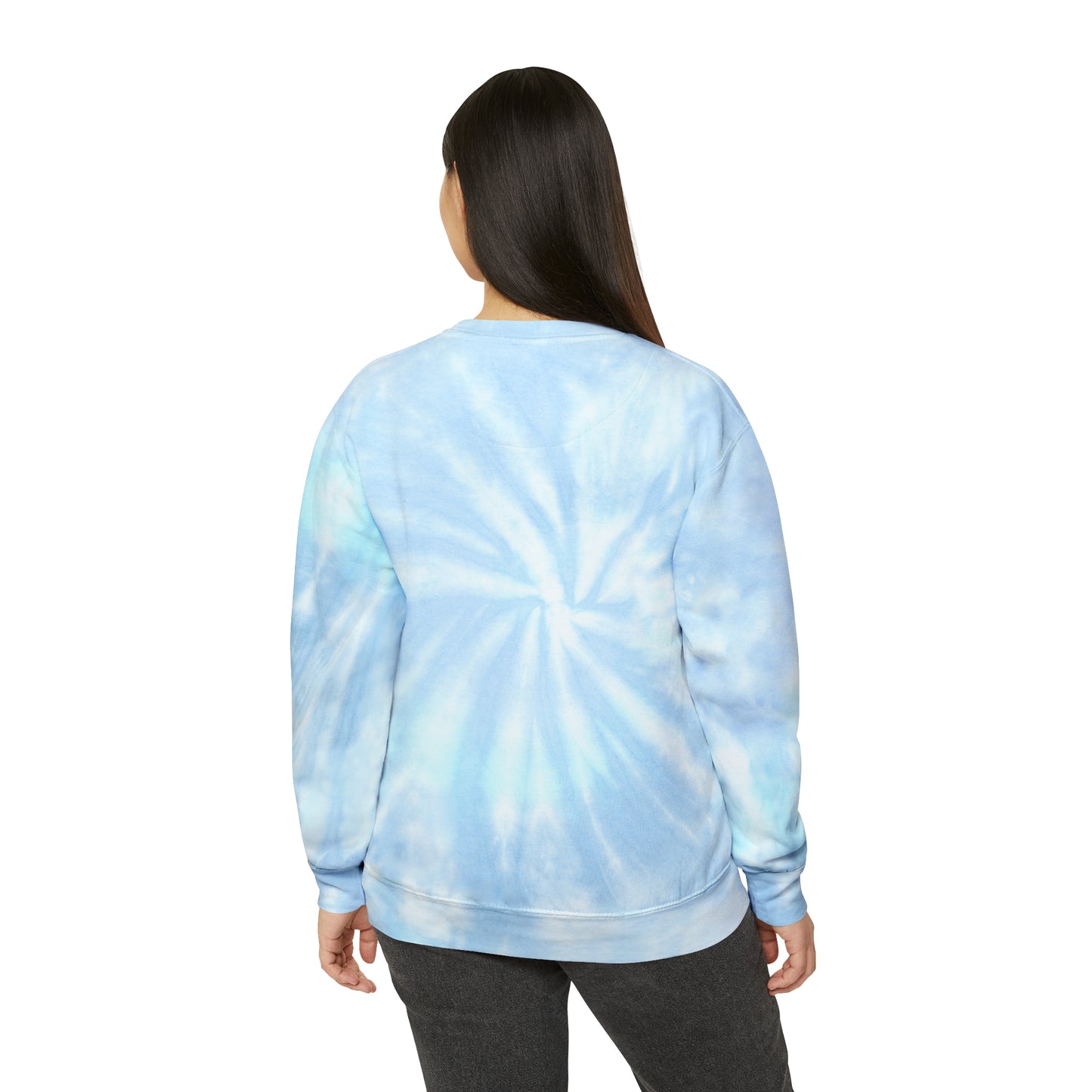 “Chillin with the Snowmies Dogs” Tie-Dye Sweatshirt