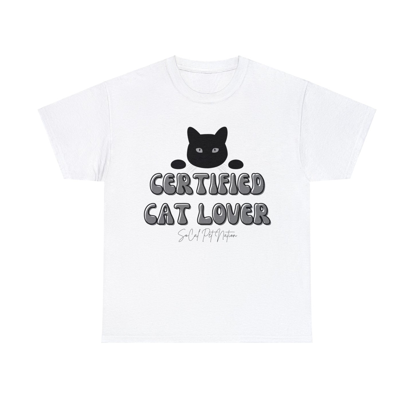 Certified Cat Lover Cotton Tee