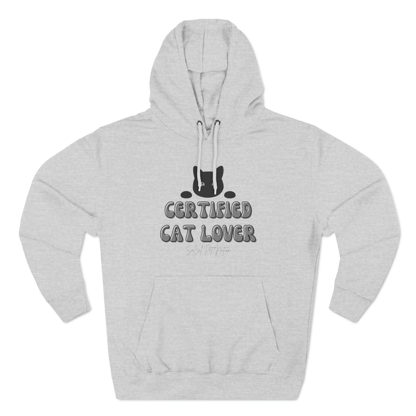 Certified Cat Lover Premium Pullover Hoodie