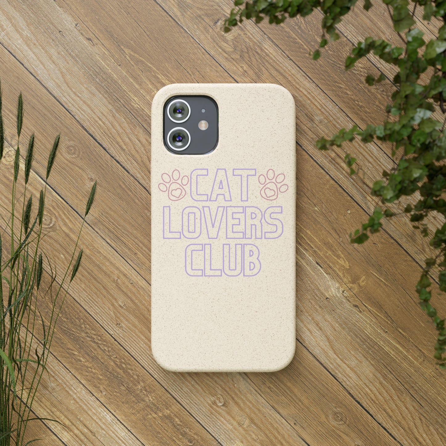 "Cat Lovers Club" Biodegradable Cases