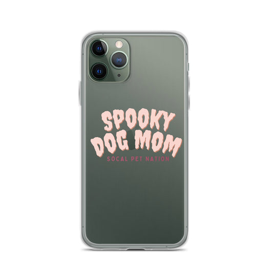 “Spooky Dog Mom” Clear Case for iPhone®