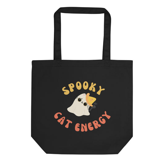 “Spooky Cat Energy” Tote Bag