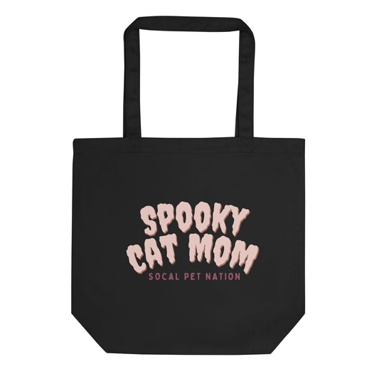 “Spooky Cat Mom” Eco Tote Bag